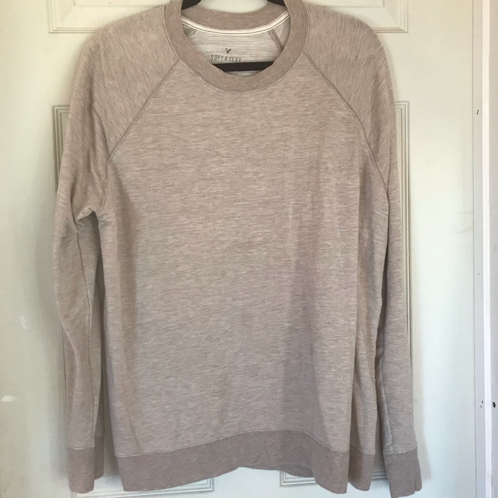 XL tan sweater